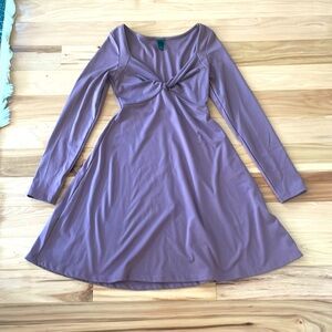 NWOT wild fable purple twist dress small